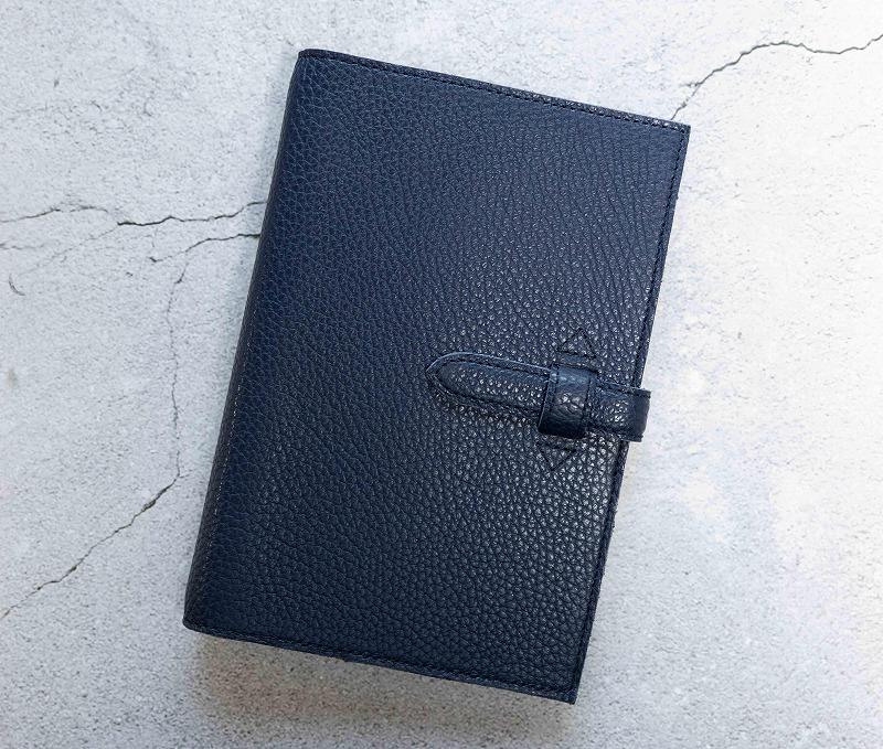 maf pinto (マフ ピント) システム手帳 ネイビー ADRIA LINE バイブル B6 レザー 本革 日本製