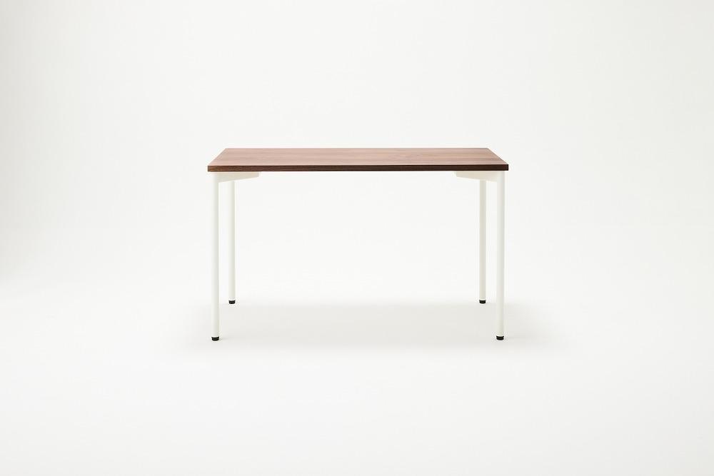 パソコンデスク シンプル デスク WAAKdesk TypeA 120 天板ウォールナット | 脚ホワイト