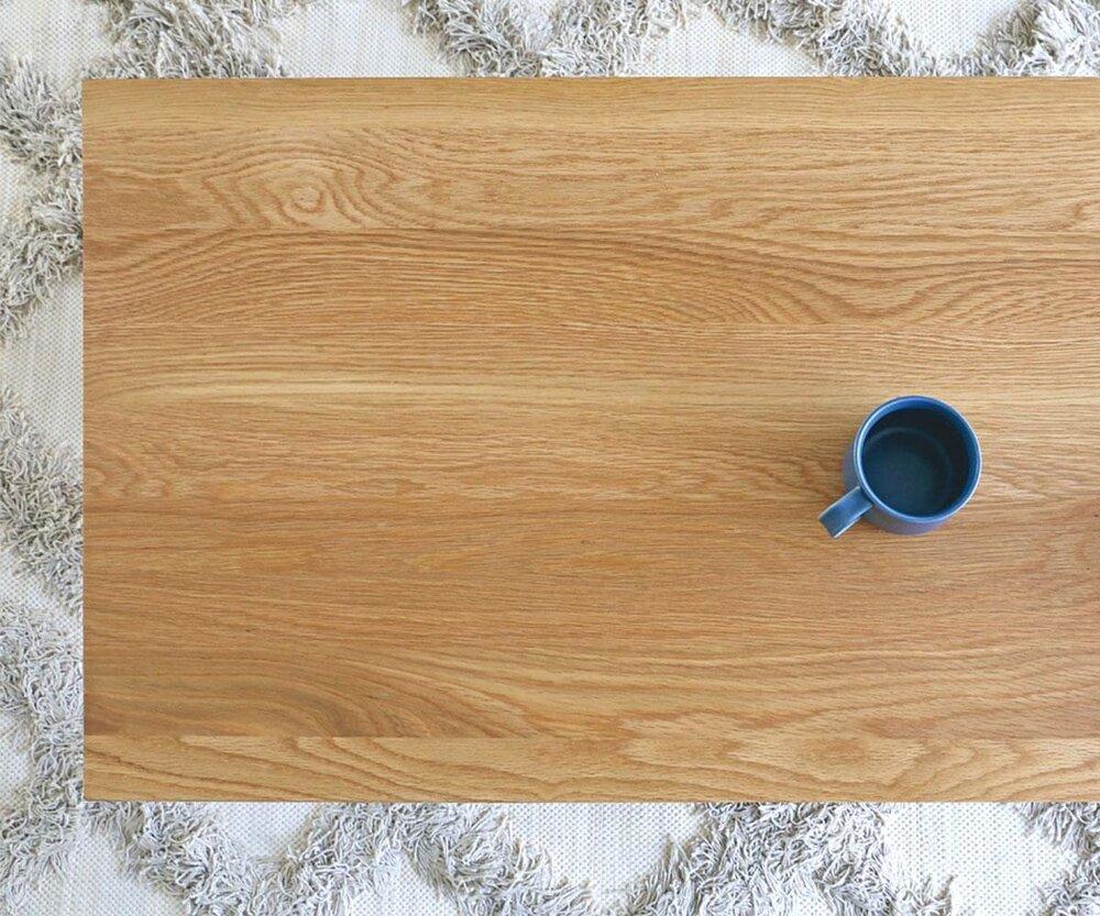 【開梱設置】高野木工 グラム リビングテーブル 130×50cm ホワイトオーク【10年保証】