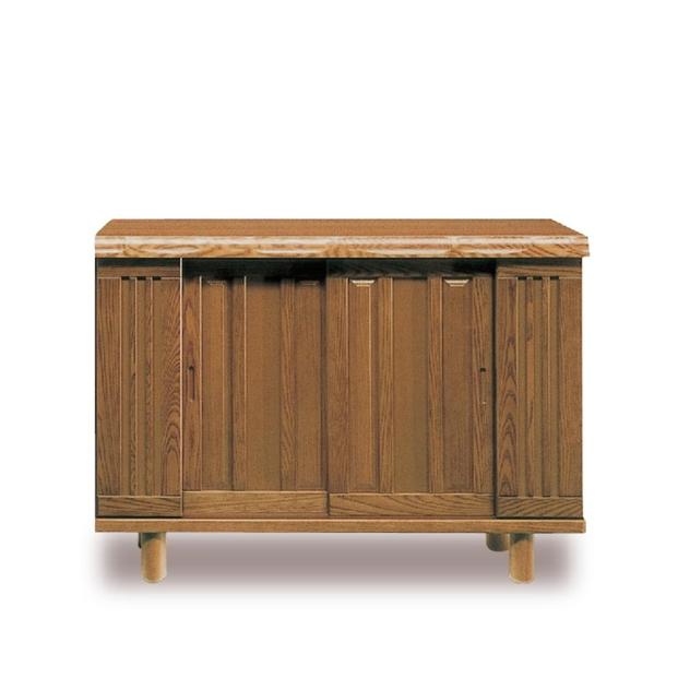 大川家具　シューズボックス　光林1400L　幅140cm  靴箱 収納