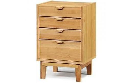 【幅50.3 奥行46 高さ75.8】ナタリー50-4ローチェスト（アルダー）