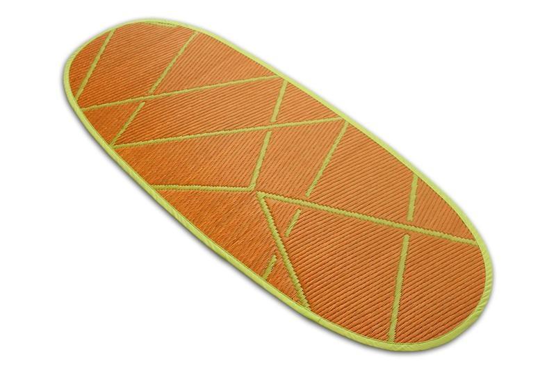 OTO い草ドアマット 48×120cm【ZIG-ZAG OR】