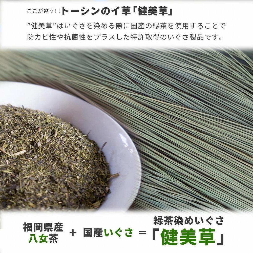 い草玄関マット　DXリーフ　67×90　ベージュ