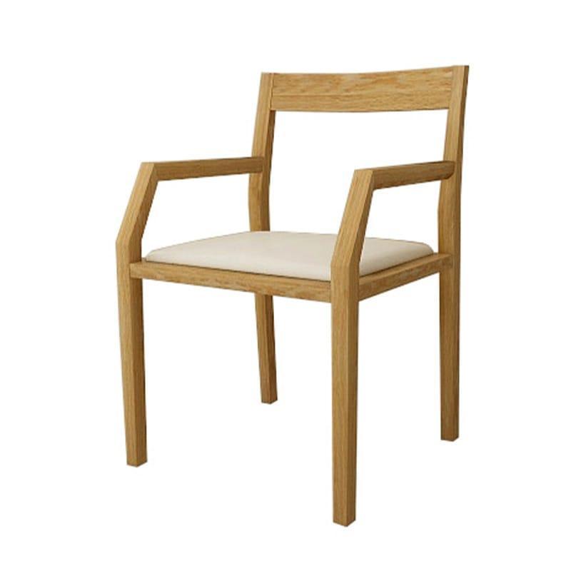 【開梱設置】高野木工 キールチェアWO 肘付き（座面：CHART7アイボリー）【10年保証】