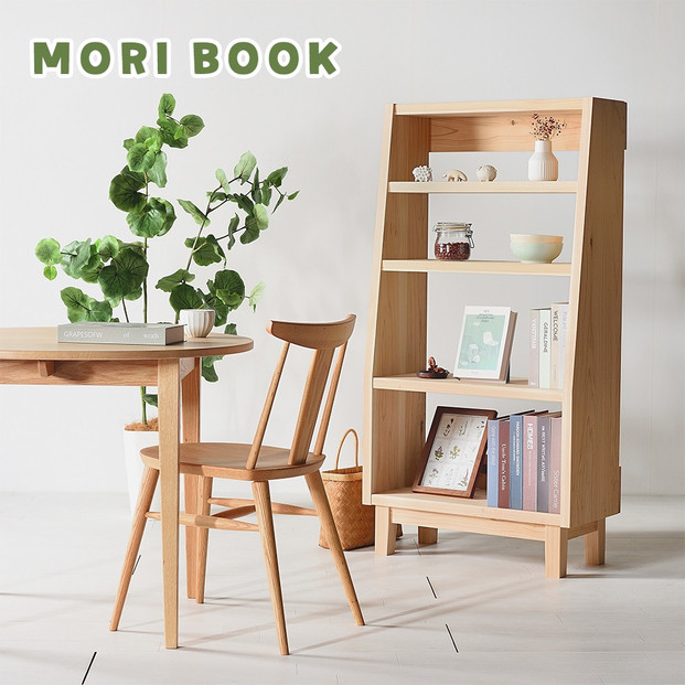 【国産材でつくる北欧テイストの本棚】森のブックシェルフ 九州産杉材 木の香り漂う無塗装仕上げ 無垢材 国産材 大川家具