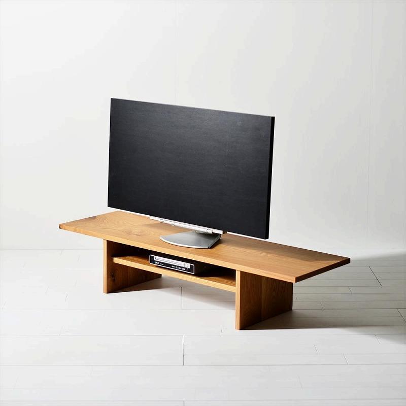 シンプルでおしゃれなテレビボード　konojiＴＶボード120／オーク　テレビ台　無垢材　天然木　ロータイプ　完成品　ローボード　ローテーブル　センターテーブル　パソコンデスク　本棚