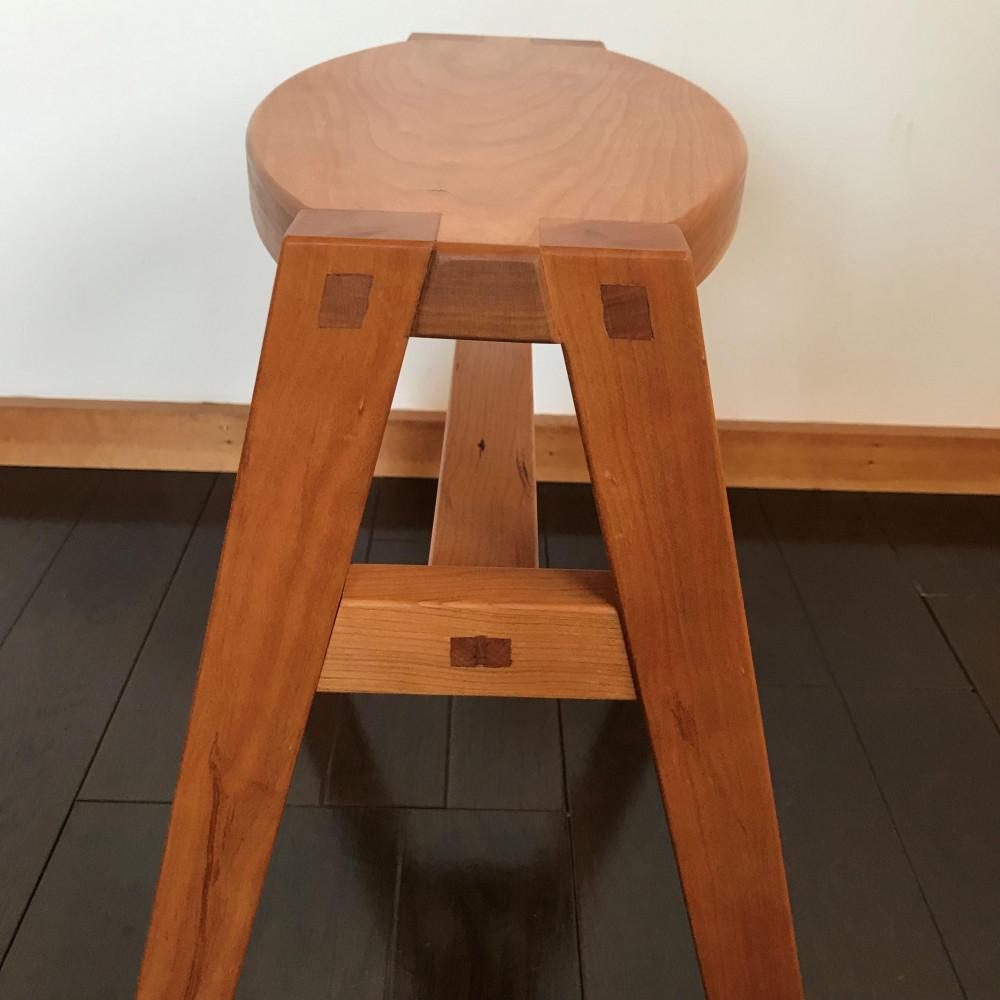 【スタッキングスツール 1脚：積み重ねることができるスツール】スツール スタッキング スタッキングスツール チェリー nove