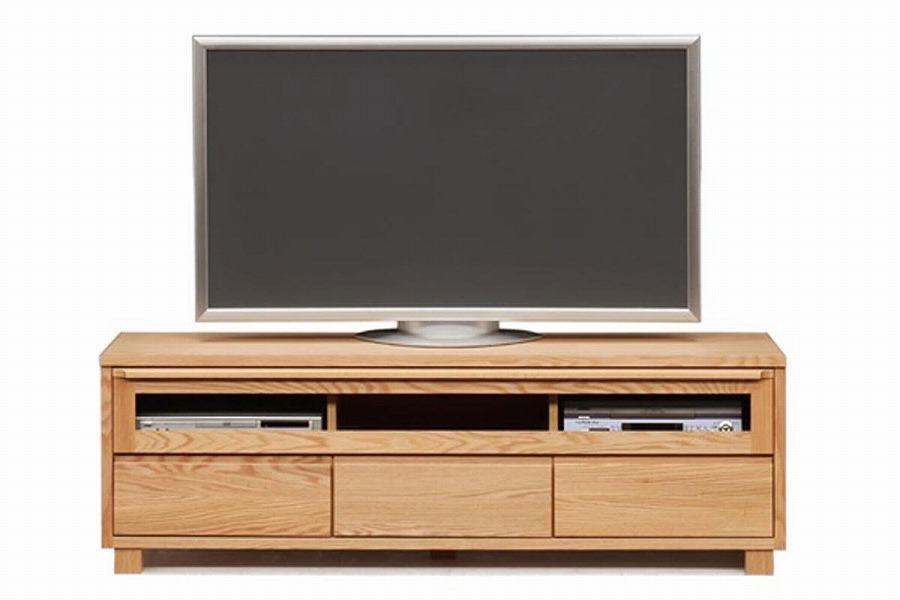 【幅153.2 奥行46 高さ49.3】アンリ153センチ幅テレビボード（レッドオーク）