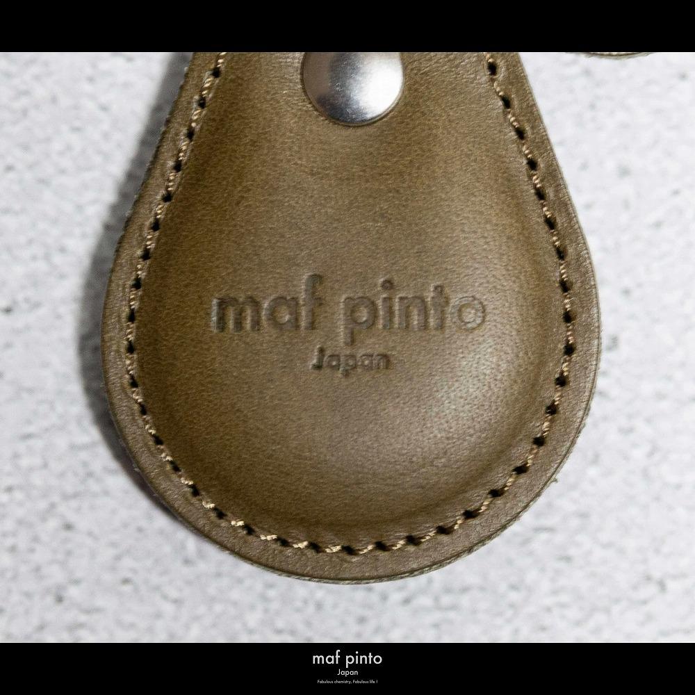 maf pinto (マフ ピント) タグ キーリング キーホルダー キーケース キーチャーム オリーブ レザー 本革 日本製