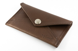 maf pinto 薄型名刺入れ レザーカードケース ダークブラウン