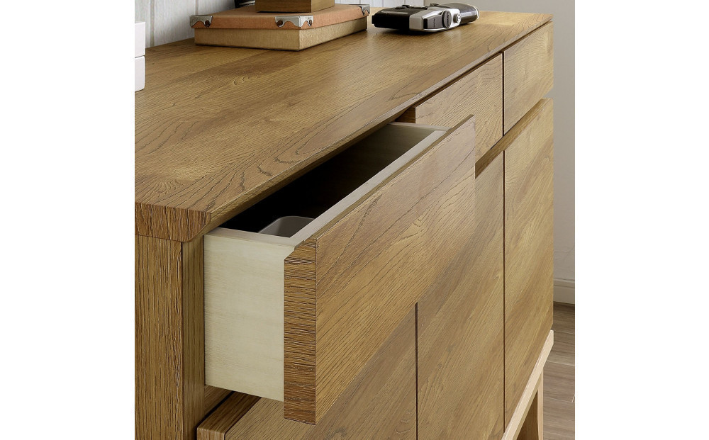 【ウォールナット】大川家具 幅120cm サイドボード -ramsey-ラムジー