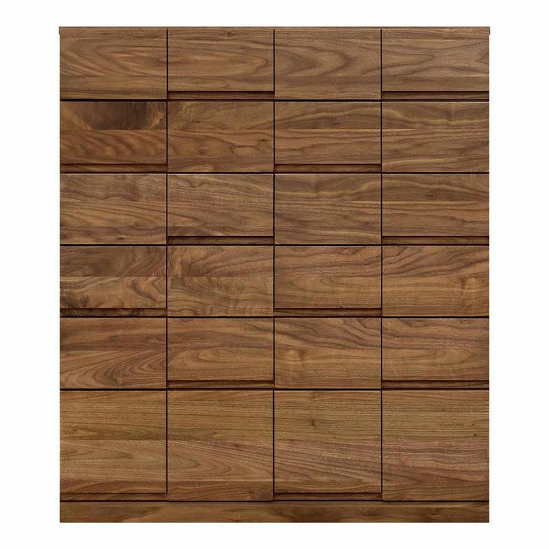 チェスト タンス 幅102 6段 奥行44 ウォールナット 無垢 桐たんす 箪笥 婚礼 衣類収納 大川家具 丸田木工 ココ