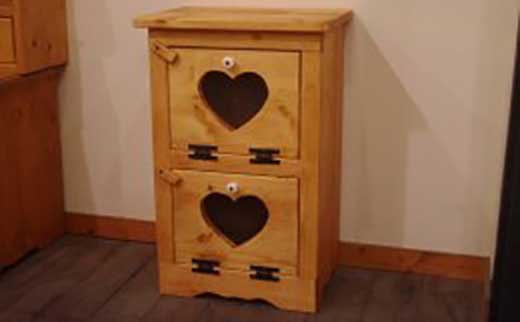 野菜ストッカー2段 ハート