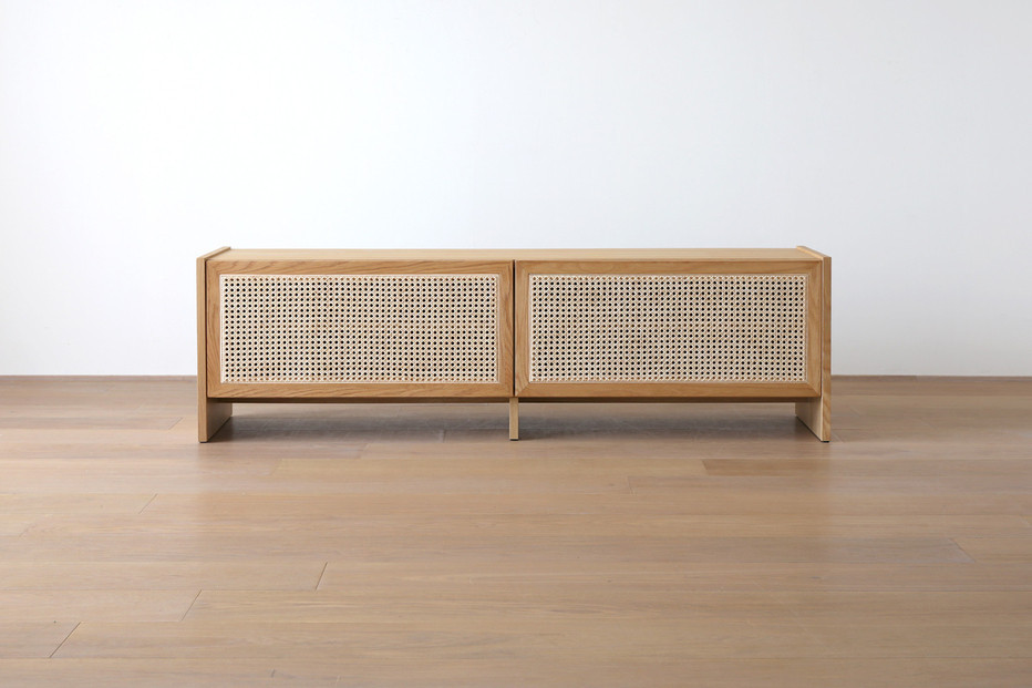 【開梱設置】高野木工 ブレス 150ローボード オーク【10年保証】