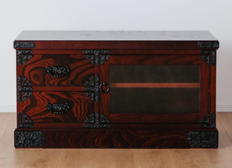 【吉野民芸 90テレビ台】★創業明治40年老舗「境木工」熟練の職人の手により1つ1つ丁寧に作り上げる伝統工芸品「吉野民芸家具」