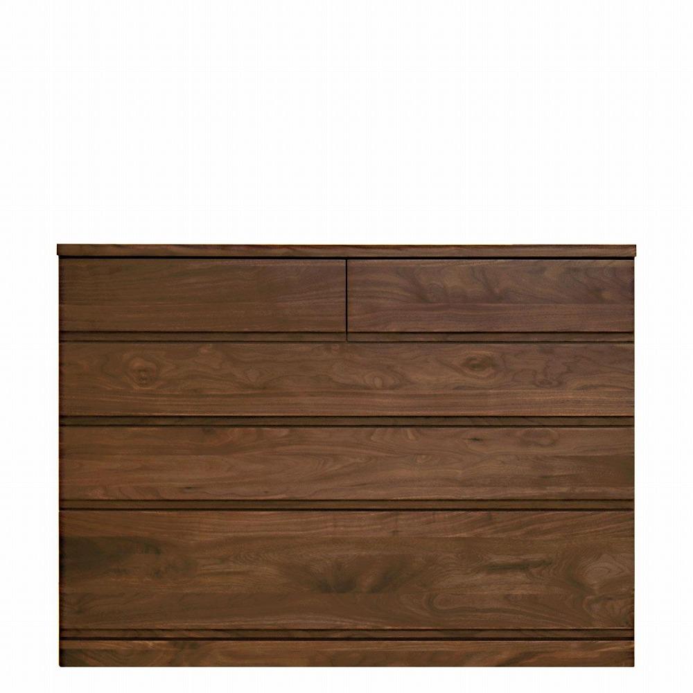 チェスト タンス 幅118 4段 奥行44 ウォールナット 無垢 桐たんす 桐箪笥 箪笥 木製 婚礼 衣類収納 大川家具 丸田木工 ミンクス