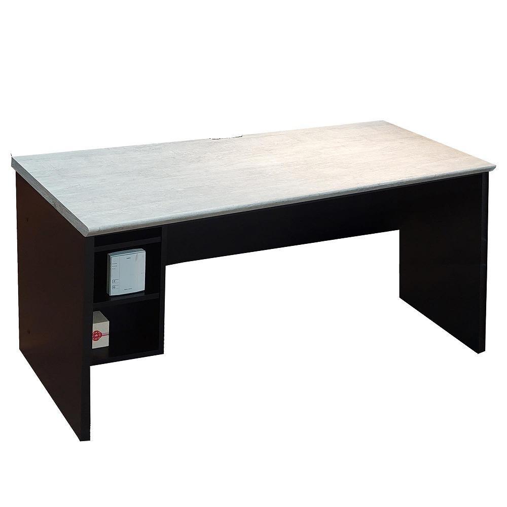 高級デスク 大人向け 大人用 大人の学習机 デスク 160cm 国産 日本製 【3梱包】机 160cm幅×奥行60 ワークデスク （ロックグレー） 学習机 大人 棚付き