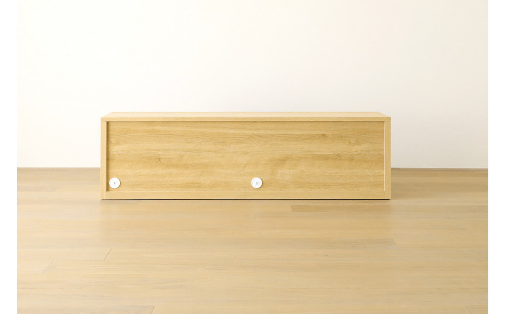 【開梱設置】高野木工 リブシリーズ 150ローボード オーク【10年保証】