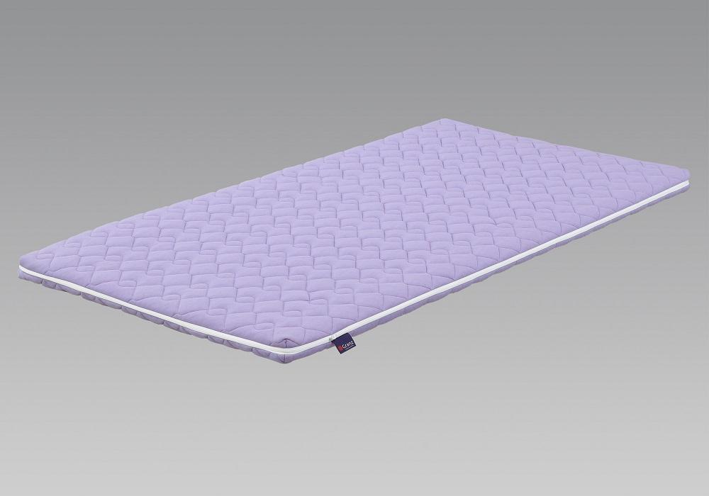 シングルサイズ 国産薄型マットレス 高体圧分散 グランふとんコローレ(S)【ラベンダー色】