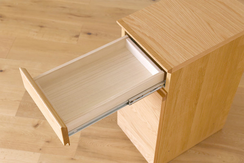 【開梱設置】高野木工 アスター 90天板 + 30キャビネット (左開き・右開き) + 60デスク ※置きミラー別売 ※スツール別売 オーク【10年保証】