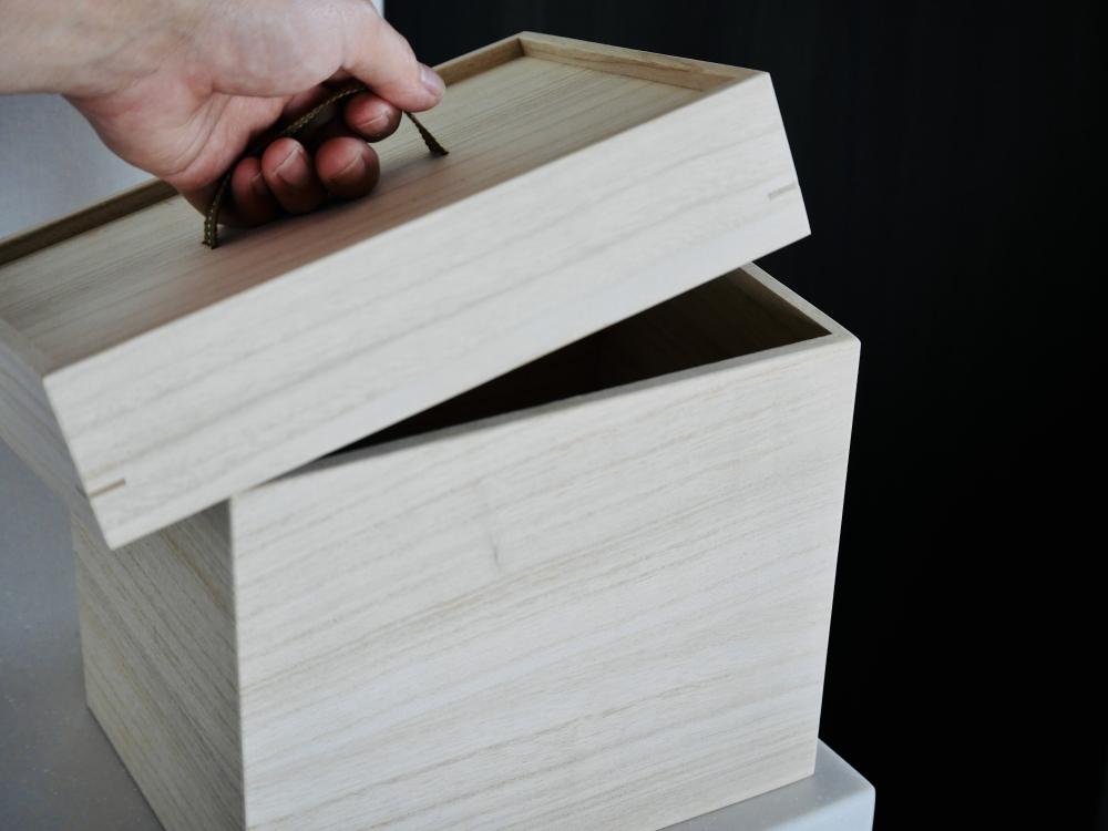 食品　食パン 保存 桐箱　２個セット