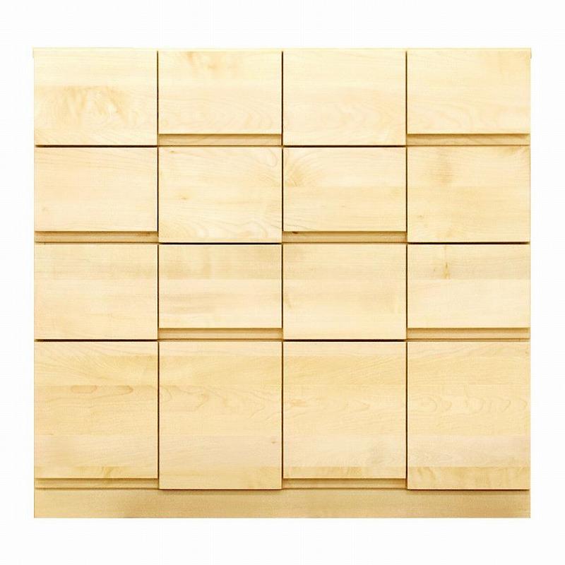 チェスト タンス 幅88 4段 奥行44 メープル 無垢 桐たんす 箪笥 婚礼 衣類収納 大川家具 丸田木工 ココ