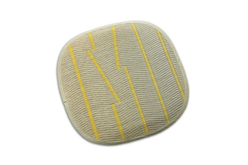 OTO い草クッション 35×35cm 2枚組【POKI-POKI GRY】