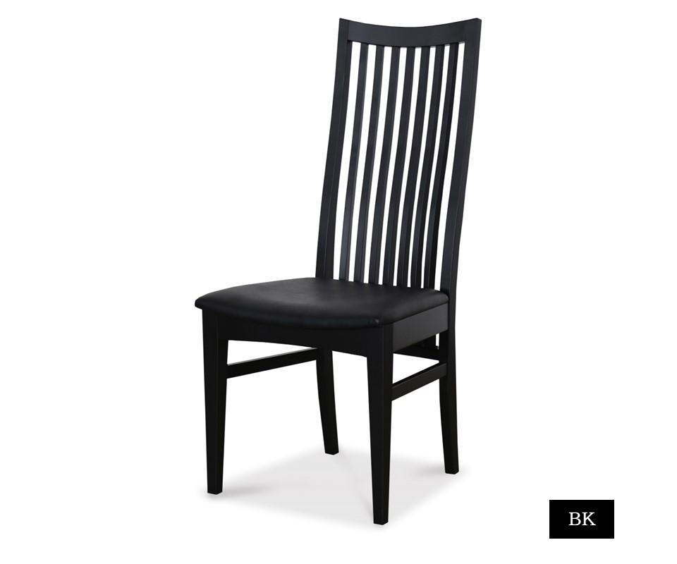 ダイニングチェア BK 完成品 ハイバックチェア チェア ブラック 黒 免疫家具 国産 家具 大川