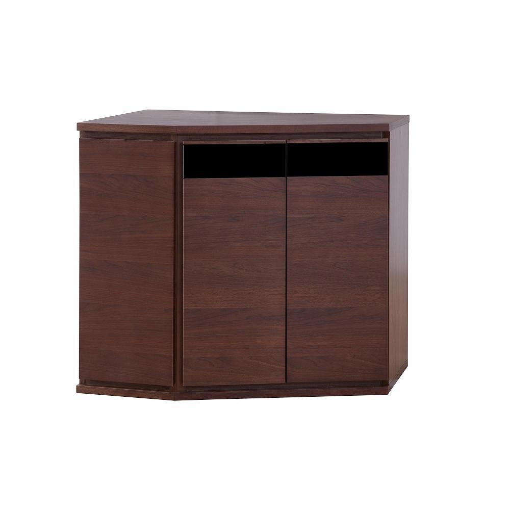 ノーク2_89コーナーボード ハイタイプ ウォールナット【モーブル】【大川家具】