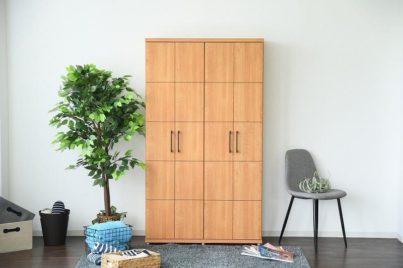 家具 靴 収納 玄関収納 幅105cm シューズボックス ラック【ナチュラル】