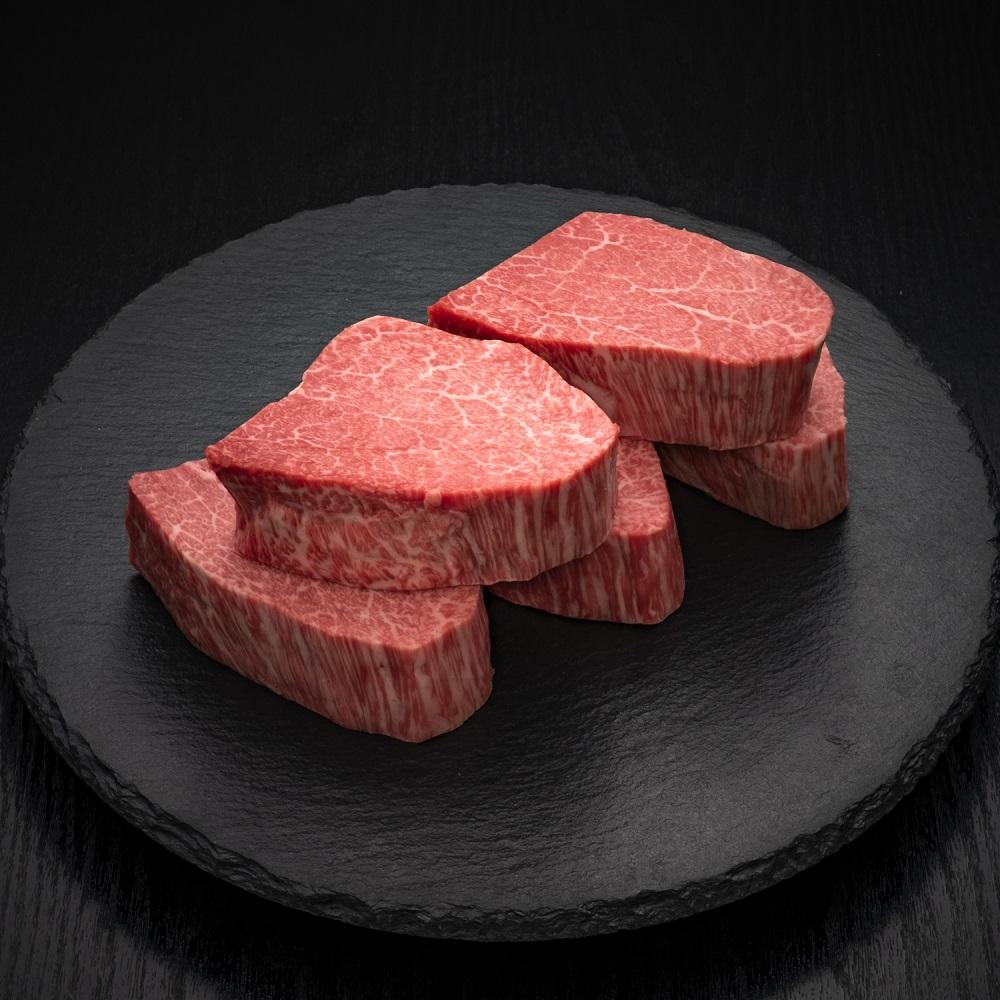 (全3回定期便)【A5～4等級】博多和牛ヒレシャトーブリアンステーキ(ダイヤモンドカット)