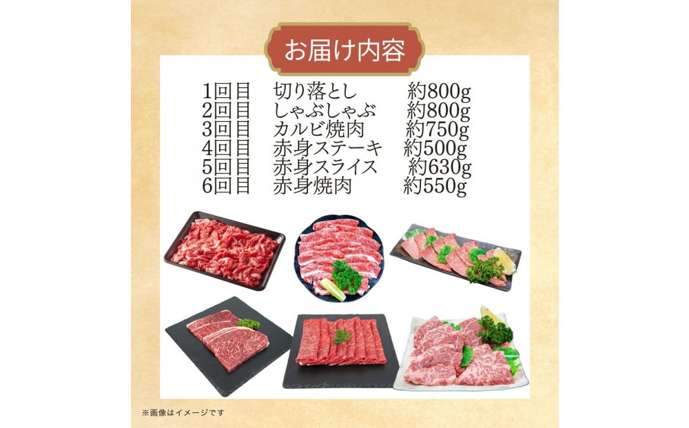 博多和牛 厳選定期便全6回