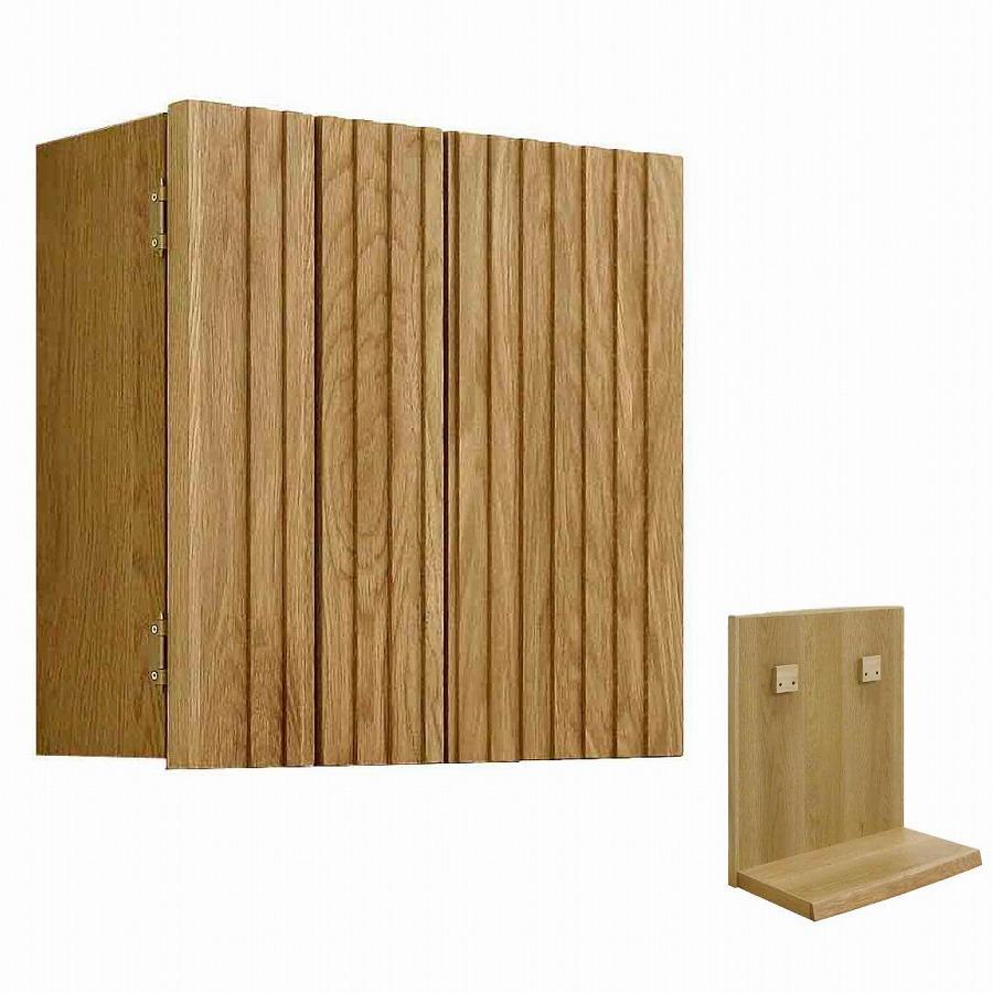 壁掛け仏壇 仏壇 モダン仏壇 現代仏壇「Slit-スリット-専用台セット」ホワイトオーク材 国産 日本製 大川家具【丸田木工】