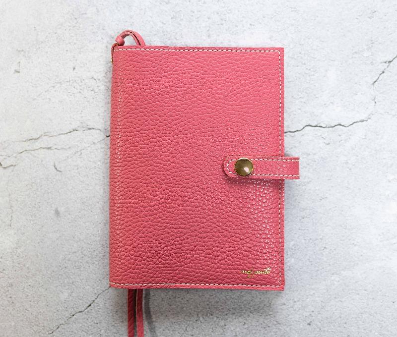 maf pinto (マフ ピント) 手帳カバー B6サイズ ピンク ADRIA LINE レザー 本革 日本製