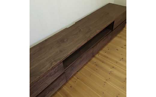 【TV57 テレビボード 240cm】ウォールナット材 オイルフィニッシュ 分割ノックダウン対応・収納力抜群のテレビボード 家具 テレビ台 テレビボード TVボード AVボード 棚 リビングボード サイドボード ローボード MUFactory