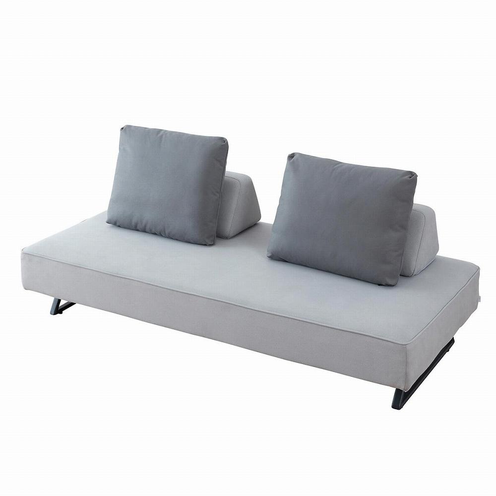 リバティ2 ソファ 200cm 3人掛け ライトグレー【モーブル】【大川家具】