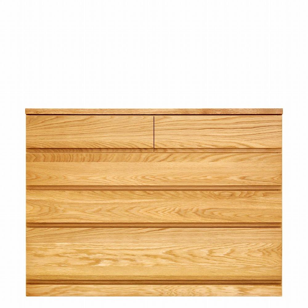 チェスト タンス 幅118 4段 奥行44 ホワイトオーク 無垢 桐たんす 桐箪笥 箪笥 木製 婚礼 衣類収納 大川家具 丸田木工 ミンクス