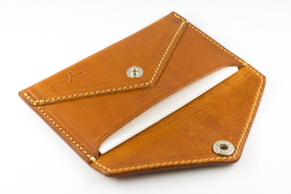 maf pinto 薄型名刺入れ レザーカードケース ライトブラウン