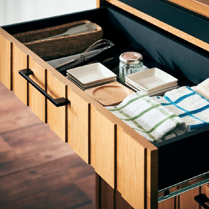 【Jyenero／ジェネロ 幅120cmカウンターボード】★大容量の収納と部屋に合わせやすいデザイン