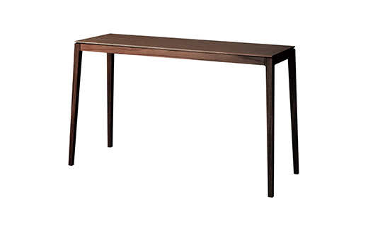 【開梱設置】高野木工 モル 120×40コンソールテーブル ウォルナット【10年保証】