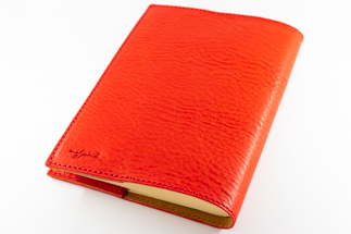 maf pinto (マフ ピント) レザーブックカバー文庫サイズ（レギュラーモデル）レッド シュリンク