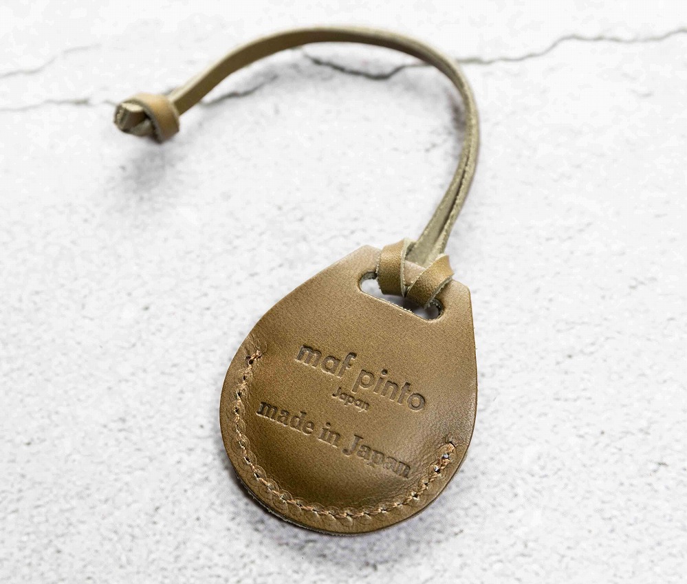 エアタグ用 ケース カバー レザー 本革 apple airtag 【オリーブ】