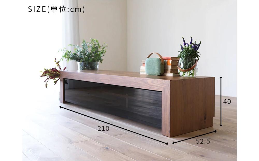 CHOCOLAT TV Board 210 walnut