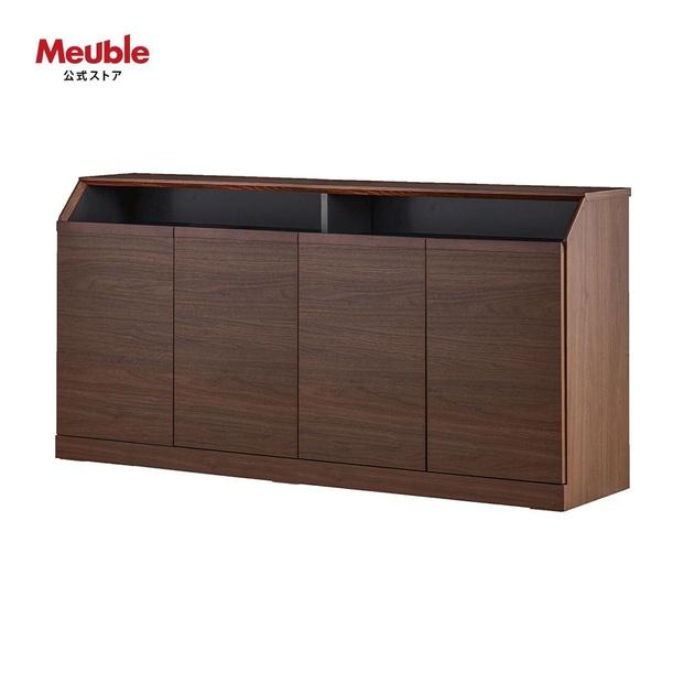 it イット 160cm サイドボード ＜ブラウン＞ 【モーブル】【大川家具】
