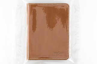 maf pinto レザーカードケース (クリアポケット) ダークブラウン