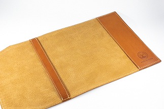 レザーブックカバー四六判サイズ（フリーモデル）【ライトブラウン】