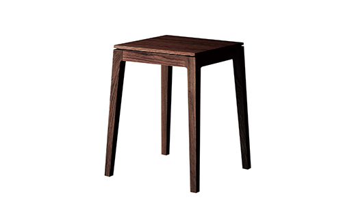 【開梱設置】高野木工 モル 40×40サイドテーブル ウォルナット【10年保証】