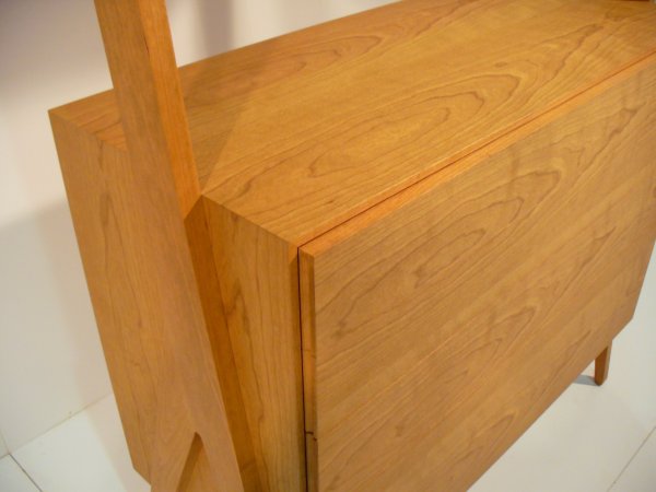 【BoraCabinet ブラックチェリー】北欧テイスト・おしゃれなキャビネット飾り棚・キッチン収納など様々な用途で活躍します＜ブラックチェリー材　オイルフィニッシュ＞ 家具 棚 キャビネット リビングボード サイドボード シェルフ  MUFactory