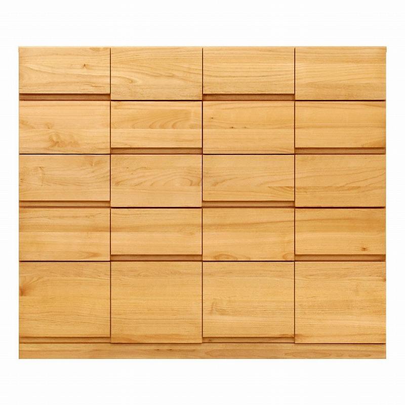 チェスト タンス 幅118 5段 奥行44 アルダー 無垢 桐たんす 箪笥 婚礼 衣類収納 大川家具 丸田木工 ココ