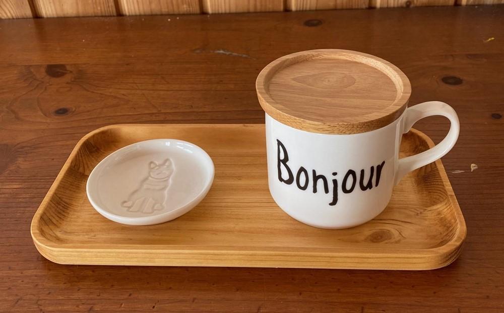 木製カフェトレイ2枚セット【アーミッシュ色】